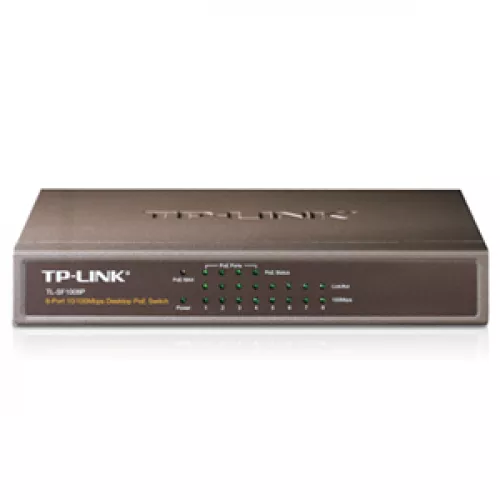 Comutator de retea tp-link tl-sf1008p, 8utp, 10,  100mmbps