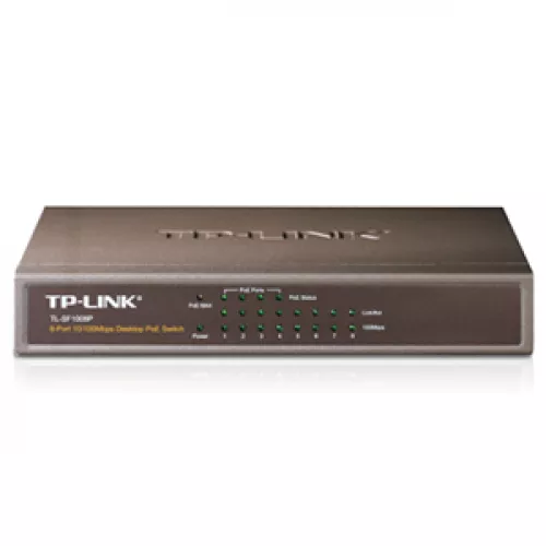 Comutator de retea TP-LINK TL-SF1008P, 8UTP, 10,  100MMbps