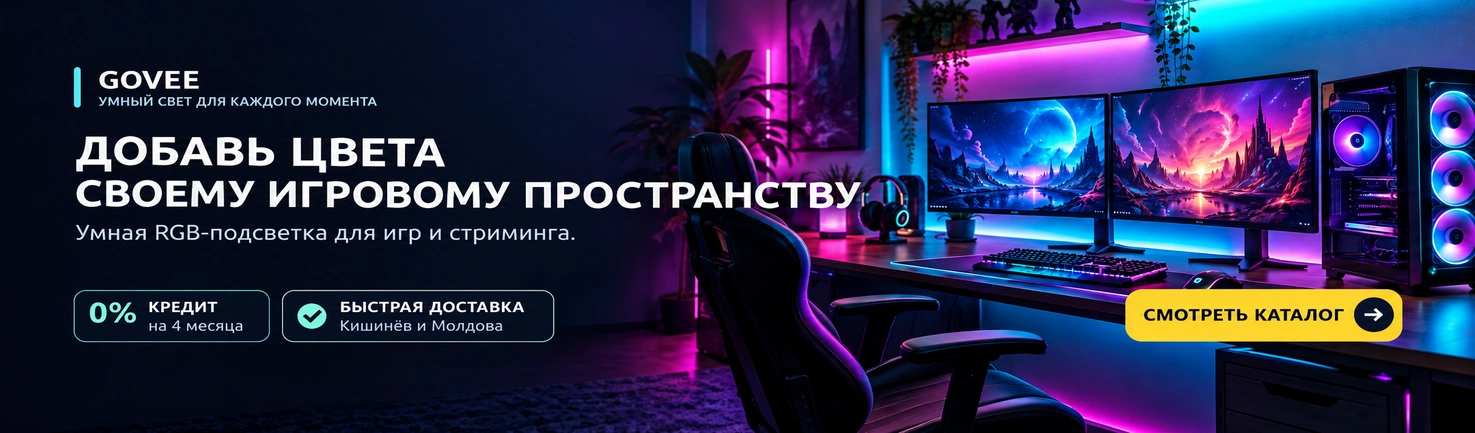 Lumini Govee pentru gaming și setup RGB | Fantastic.md