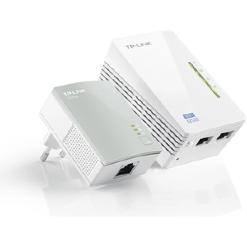 Adaptor de retea TP-LINK TL-WPA4220KIT, 300Mbps,  Wireless Powerline