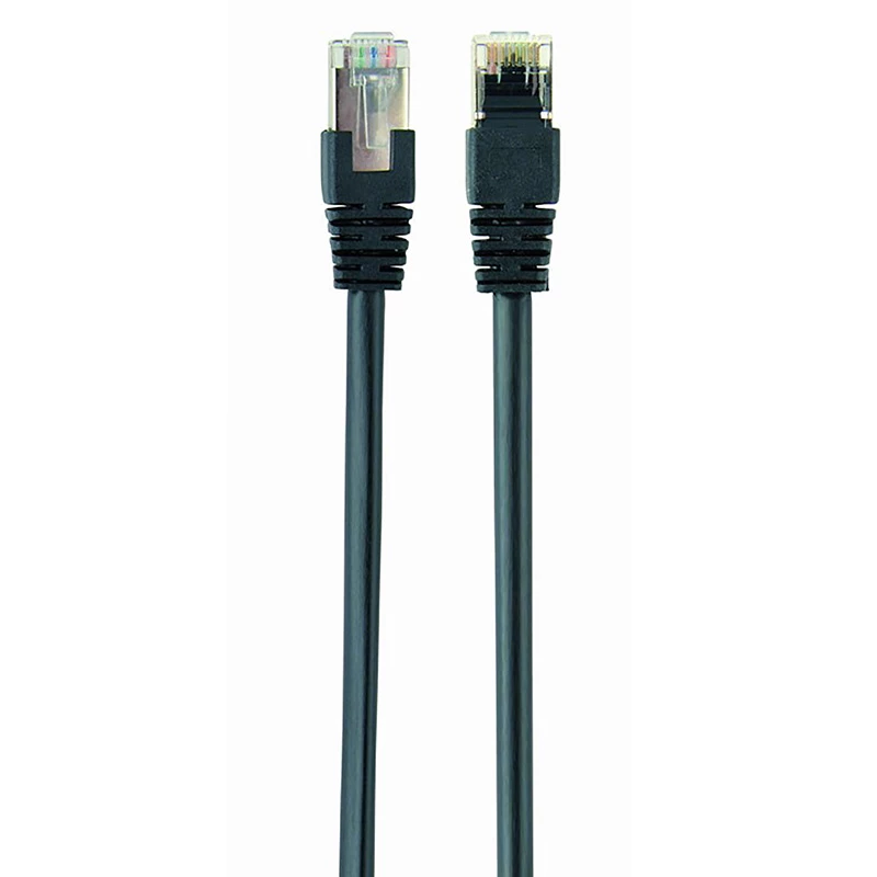 Patchcord GEMBIRD PP22-0.5M/BK, FTP, 0.5m