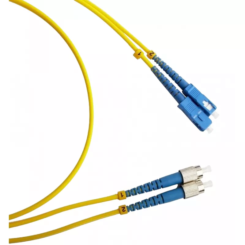 Patchcord APC FIBER OPTIC PATCH CORDS,  SINGLEMODE SIMPLEX CORE  FC-SC 5M