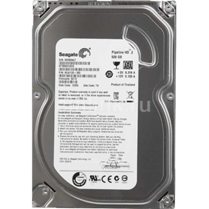 HDD SEAGATE Pipeline HD (ST3500312CS), 3.5 500GB, 8MB 5900rpm Factory Refubrished