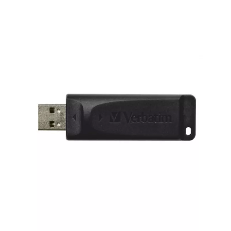 USB flash drive VERBATIM Store'n' go Slider Black 98697, 32GB, USB2.0