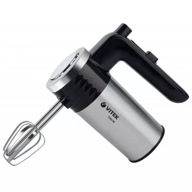 Mixer VITEK VT-1404, 300 W, 5 trepte viteze, Inox, Negru