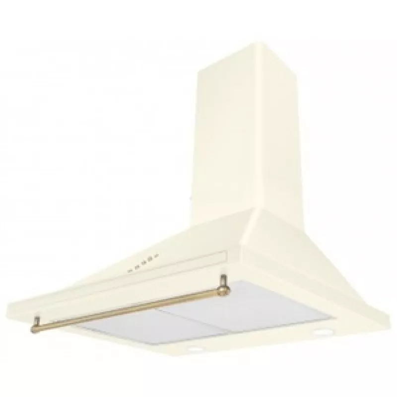 Hota Ciarko Retro (Ivory 60), 550  m³/ h,  1 motor,  60 cm,  Filtru din aluminiu absorbant de grasimi,  Ivory