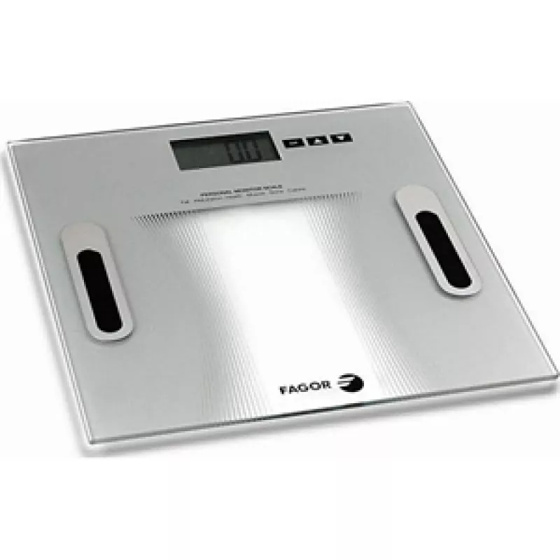 Cantar de podea FAGOR BB-350BF, 150 kg,  Sticla,  Argintiu