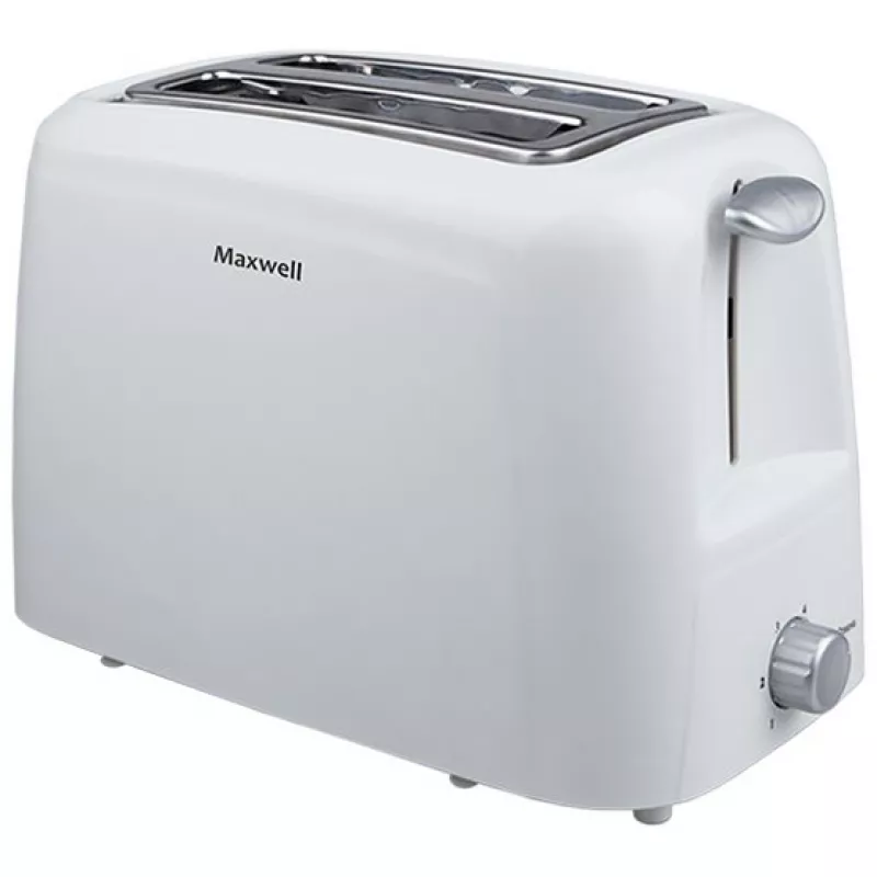 Prajitor de pâine MAXWELL MW-1504, 750 W,  Indicator lucru,  Mecanic,  Alb