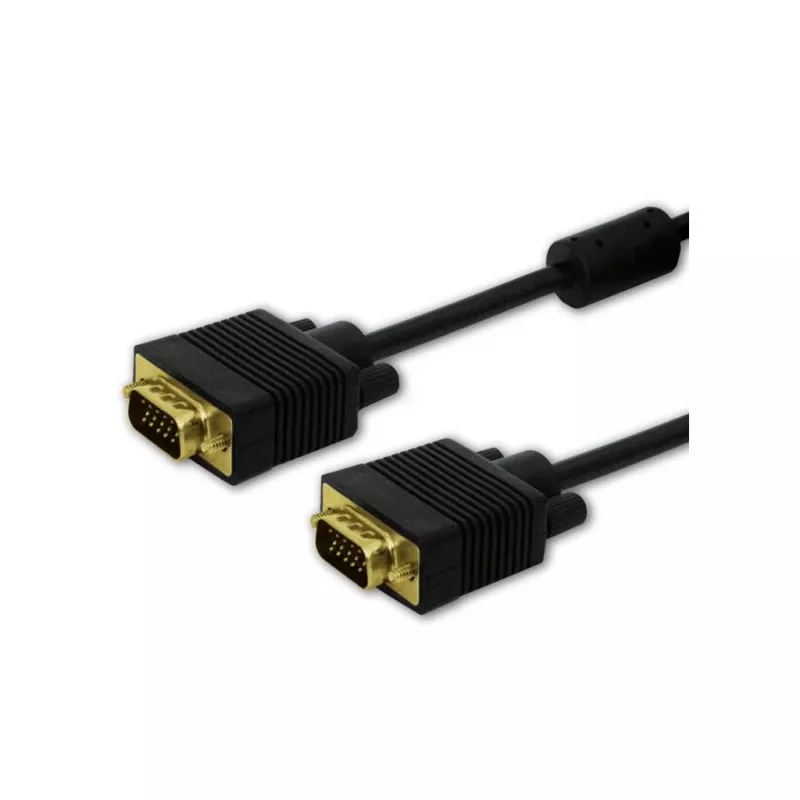 Cablu video GEMBIRD HD15M/HD15M Black, 10.0m