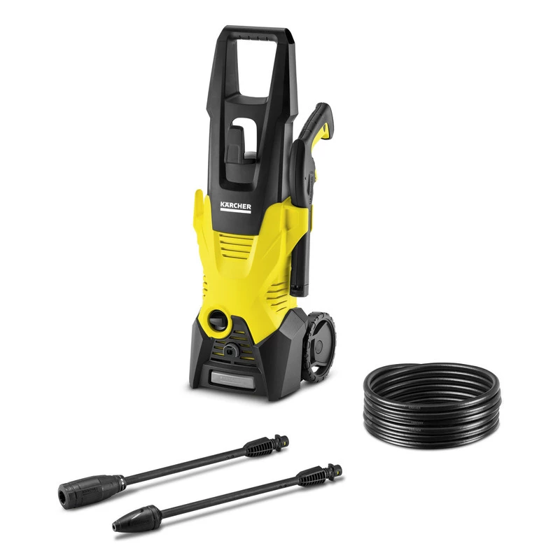 Masina de spalat cu presiune KARCHER K 3, 1.6 kW,  380 l, h,  110 bar,  40°C temperatura maxima,  Galben,  Negru