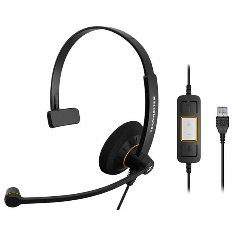 Наушники проводные с микрофоном SENNHEISER
 SC 30 USB MONO