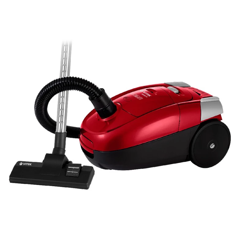 Aspirator VITEK VT1820, 2200 W, 4 l, Filtru fin, Rosu