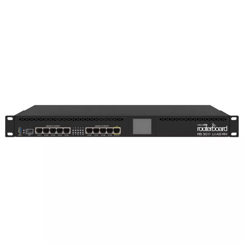 Router MikroTik RB3011UIAS-RM, 10x10,  100,  1000Mbps