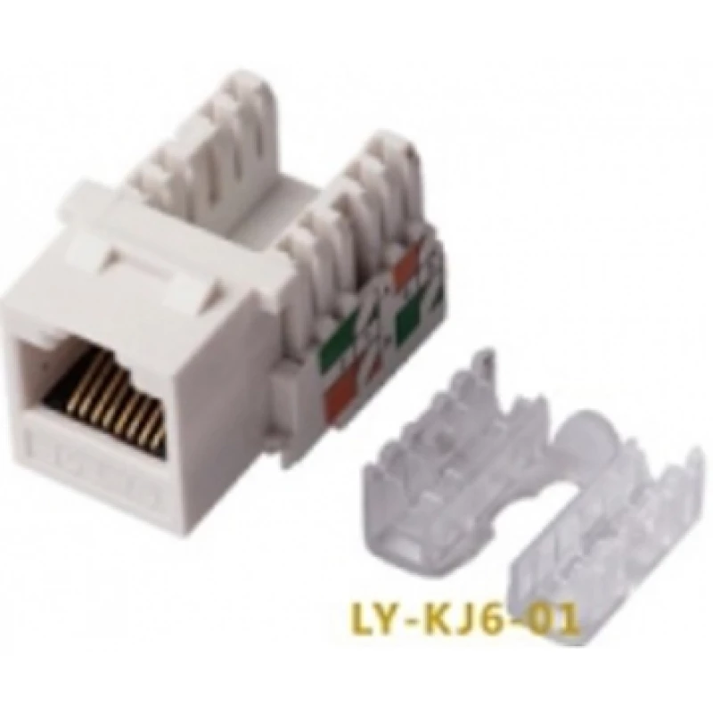 Нет Fantastic Keystone Jack RJ-45 shielded cat.6,  LY-KJ6-01,  Dual IDC Type