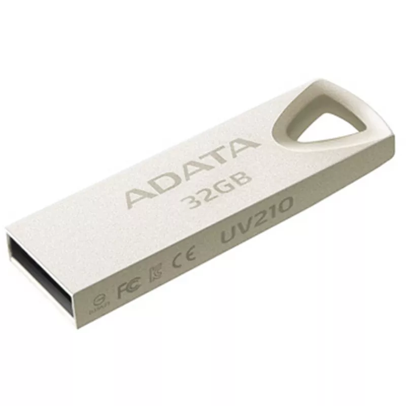 USB flash drive ADATA UV210 SILVER, 32GB, USB2.0