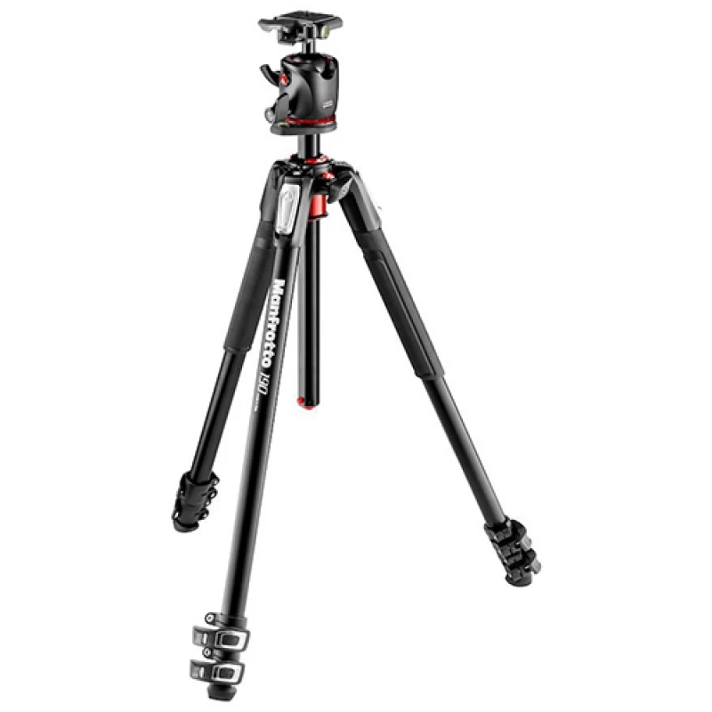 Trepied Manfrotto 190 ALU 3 SEC KIT BALL HEAD