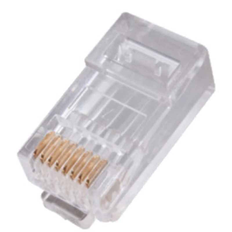 Conector RJ45 OEM RJ45 Modular Plug,  Cat.6,  LY-US010-30U,  Long Type,  30u Gold plated,  100pcs/bag