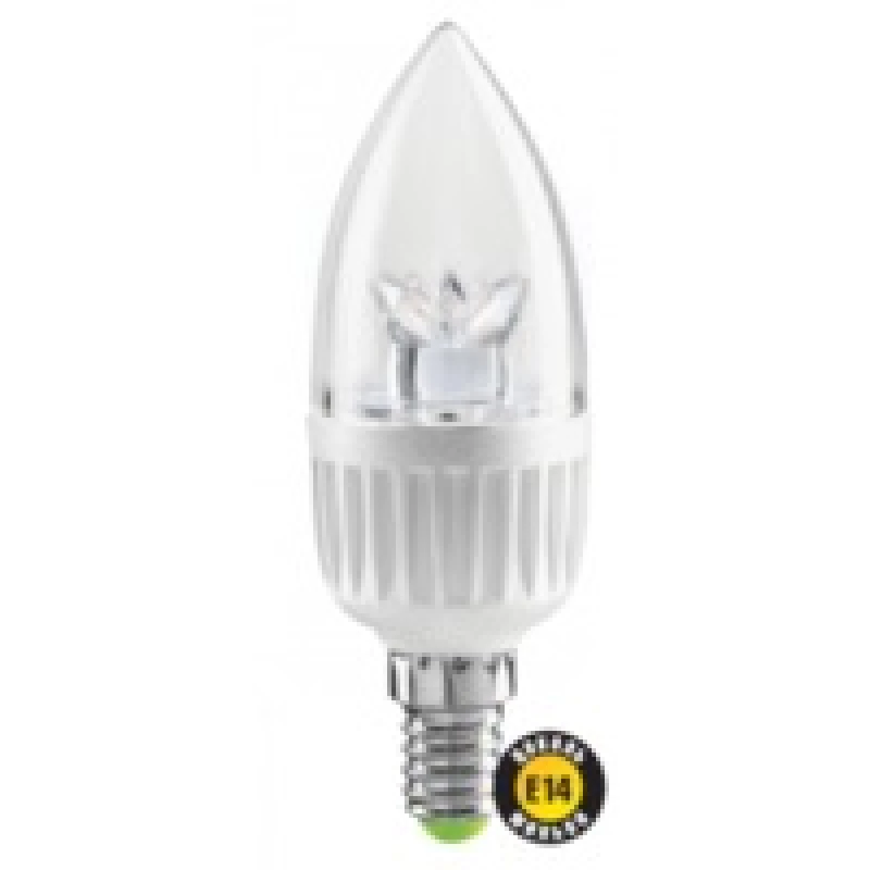 Bec LED Navigator NLL-C37-7-230-4K-E14-CL, E14, 7W,  4000K,  270.0 °,  220V,  37mm