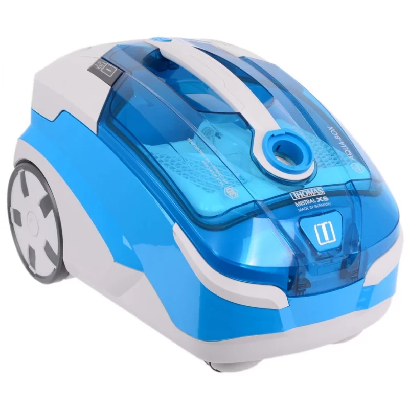 Aspirator cu filtru aqua THOMAS MISTRAL XS, 325 W, 1700 W, 2 l, HEPA, 81 dB, Albastru deschis, Gri
