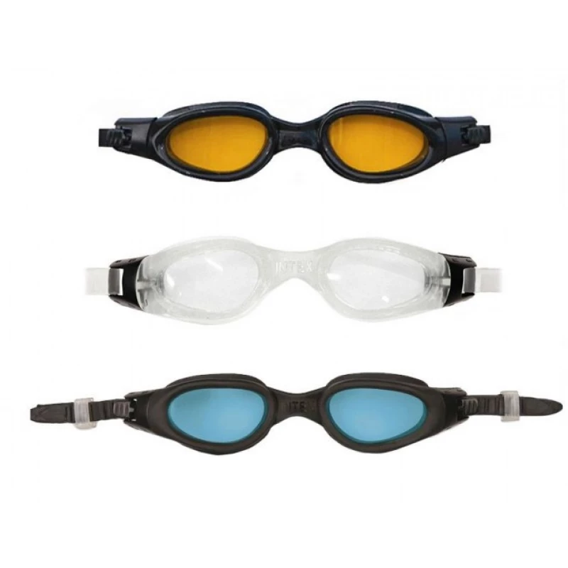 Ochelari de înot INTEX PRO (UV;AF;LF;SS) 3culori 14+