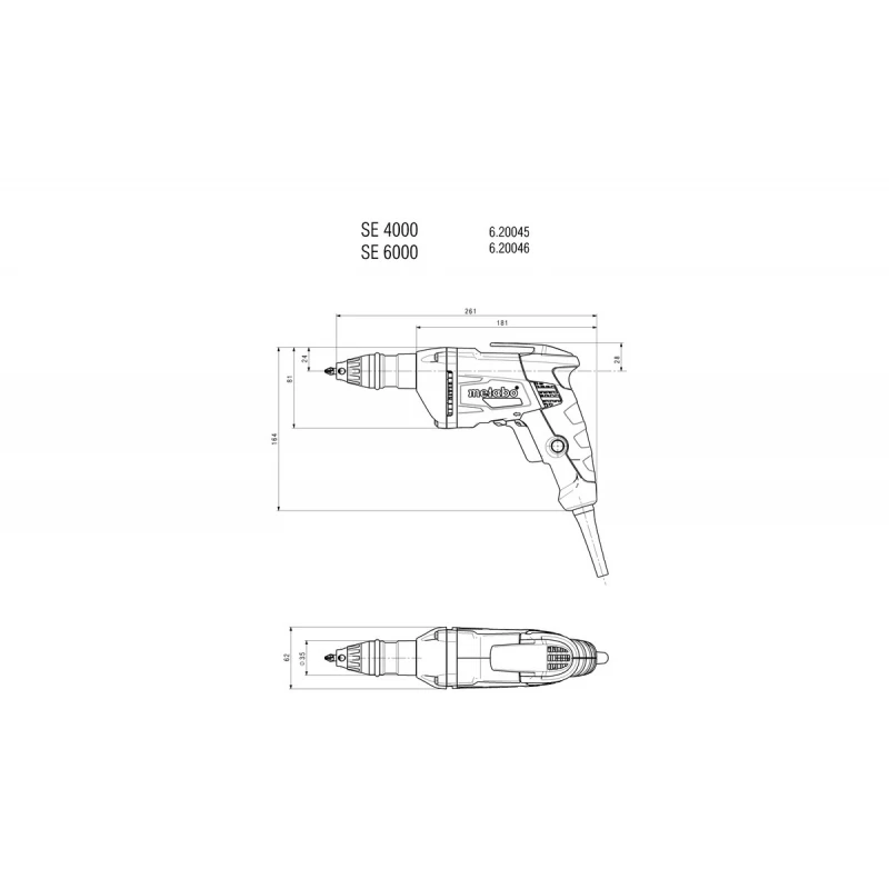 Дрель-шуруповерт METABO SE 4000