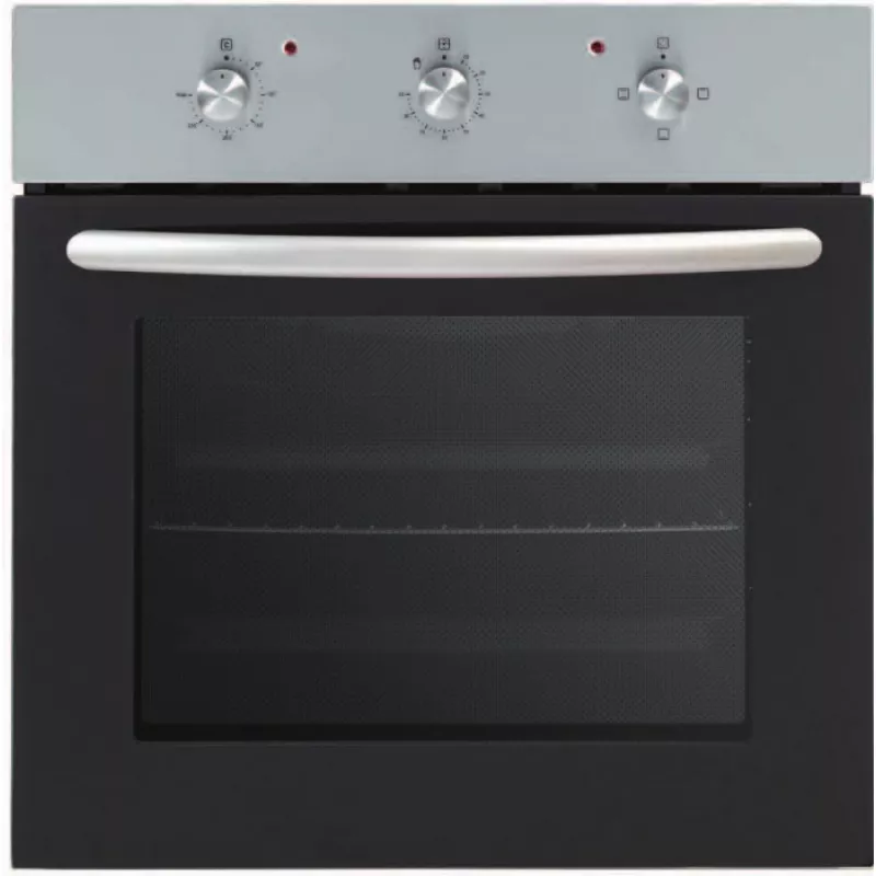 Встраиваемая  электрическая духовка TORNADO TRC-6M 886 IX, 65 л,  Гриль,  Таймер,  7 режимов,  Традиционная очистка,  Черный,  Нержавеющая сталь, A