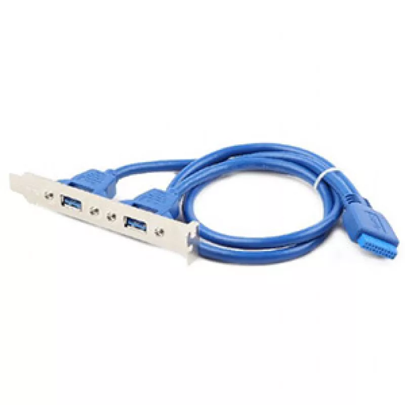 Cablu GEMBIRD CABLE,  DUAL USB 3.0 RECEPTACLE ON BRACKET,  CC-USB3-RECEPTACLE -