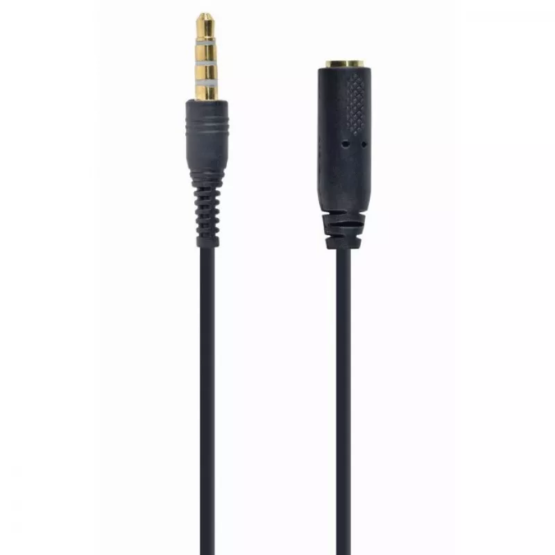 Cablu audio Cablexpert ADAPTOR 4-PIN MALE JACK L-R-GND-MIC TO 4-PIN FEMALE JACK L-R-MIC-GND
