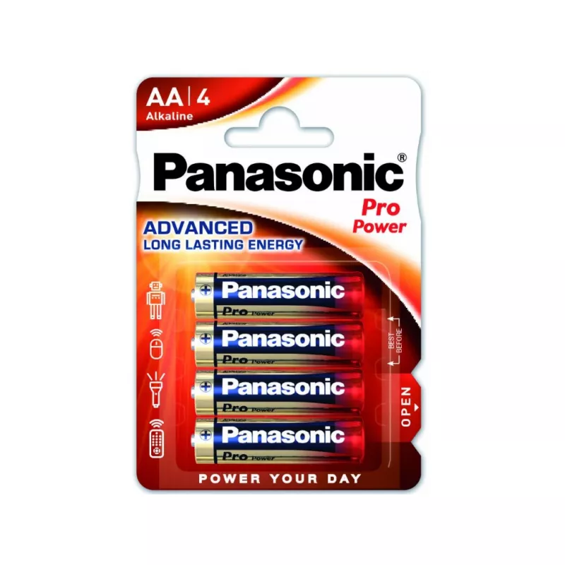 Батарея PANASONIC PRO Power,  LR6XEG/4BP, AA, 4pcs