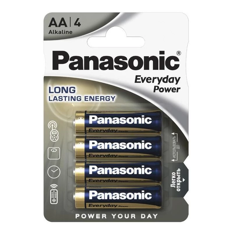 Baterie PANASONIC EVERYDAY POWER,  LR6REE/4BR, AA, 4pcs