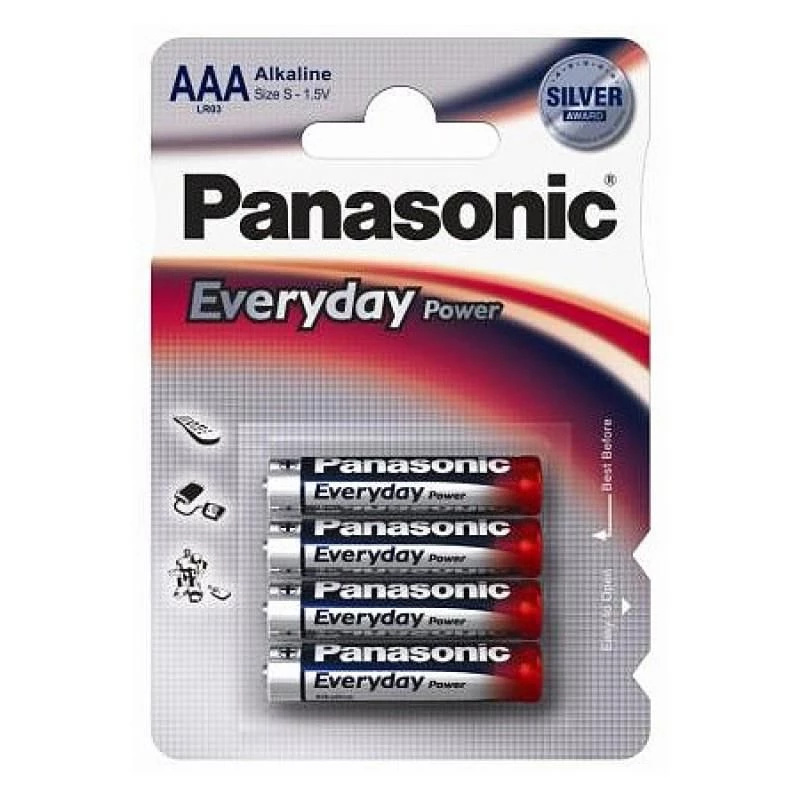 Baterie PANASONIC EVERYDAY POWER,  LR03REE/4BR, AAA, 4pcs