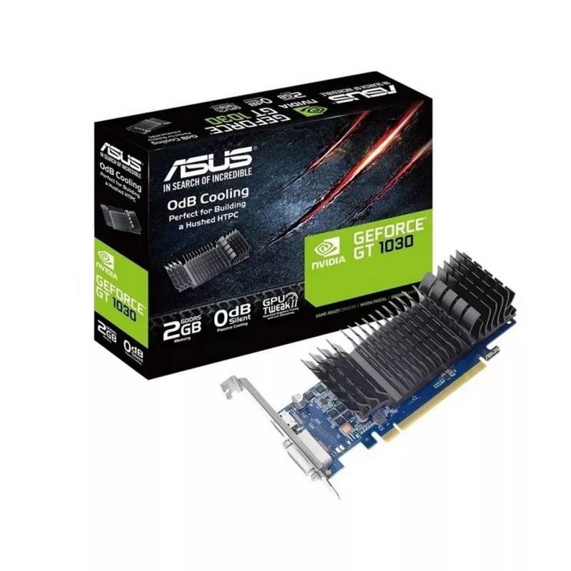 Placa video ASUS GEFORCE GT 1030 GT1030-SL-2G-BRK, 2GB GDDR5 64bit DVI HDMI
