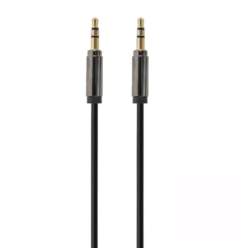 Cablu audio Cablexpert CABLE 3.5MM JACK - 3.5MM JACK,   1.0M,  ,  GOLD CONNECTORS,  CCAP-444-1M -