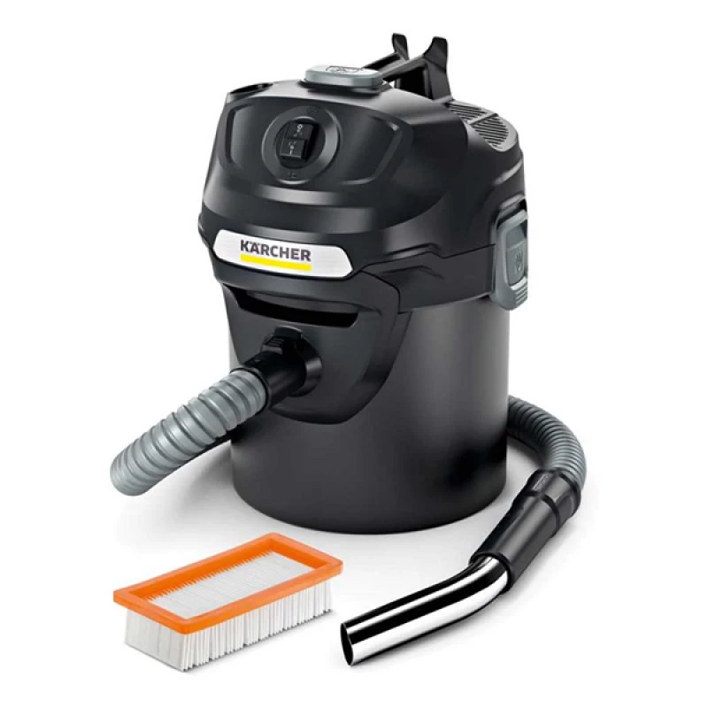 Aspirator pentru cenusa KARCHER AD 2, 600 W, 14 l, Negru