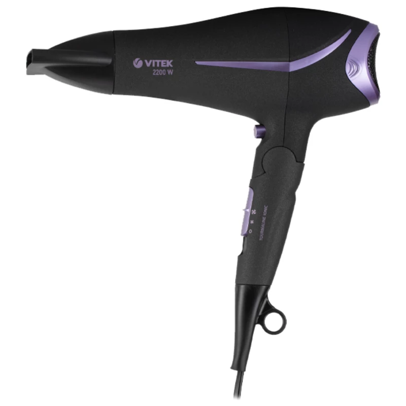 Uscator de par VITEK VT-8207, 2200 W, Negru, Mov