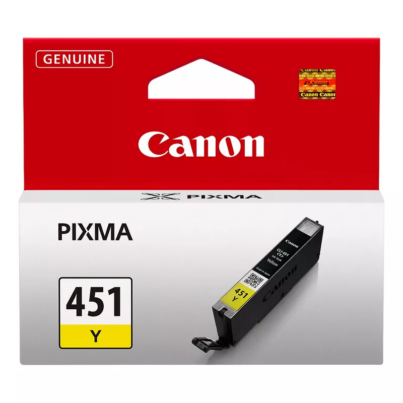 Картридж струйный SCC INK CARTRIDGE FOR CANON CLI-451,  YELLOW COMPATIBLE