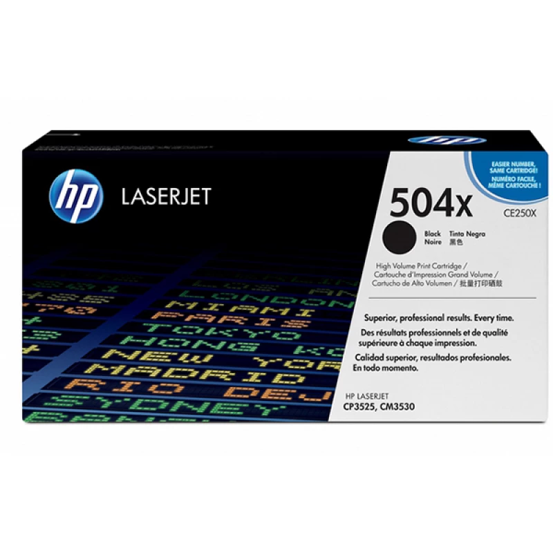 Cartus laser HP 504X (CE250X) BLACK