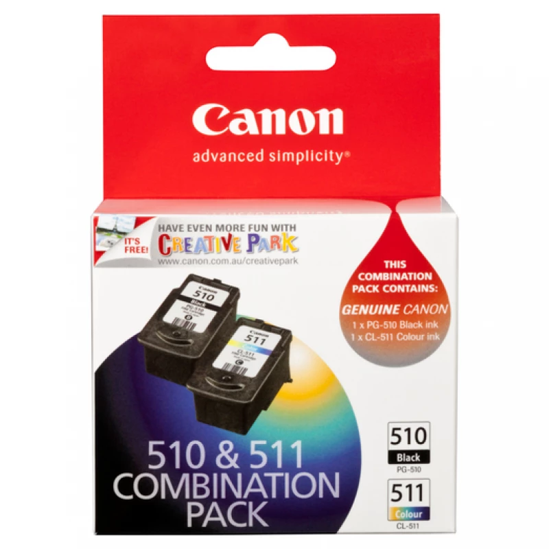 Картридж струйный CANON Multi Pack Ink Cartridge Canon PG-510 & CL-511 for MP230/240/250/260/270/280/490/495, Canon PIXMA MX350,  PIXMA MX360,  PIXMA MX320,  PIXMA MP499,  PIXMA MX340,  PIXMA MX410,  PIXMA MX420,  PIXMA iP2700,  PIXMA iP2702,  PIXMA MP230,  PIXMA MP240,  PIXMA MP250,  PIXMA MP252,  PIXMA MP260,  PIXMA MP270,  PIXMA MP272,  PIXMA MP480,  PIXMA MP280,  PIXMA MP282,  PIXMA MP490,  PIXMA MP492,  PIXMA MP495,  PIXMA MX330