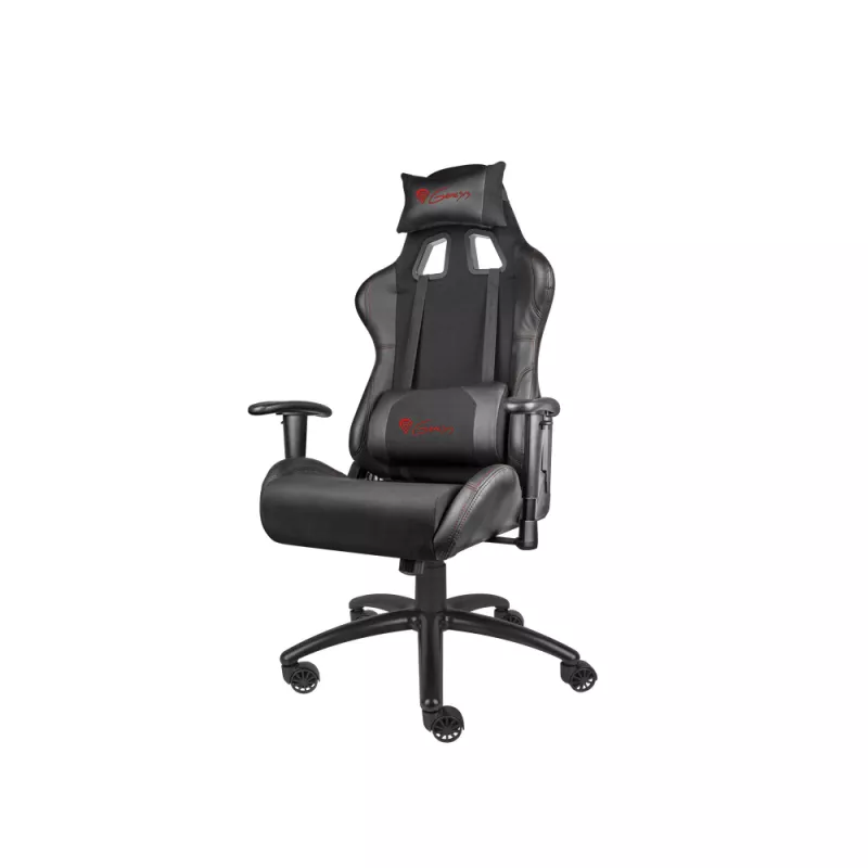 Fotoliu Gaming Genesis Nitro 550 Black NFG-0893, Metal,  Piele artificiala,  Gazlift,  150 kg,  Negru