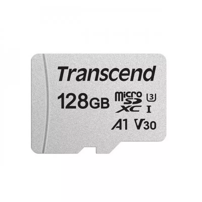 Карта памяти TRANSCEND TS128GUSD300S, MicroSD 128GB, Class 10,  UHS-I,  U1