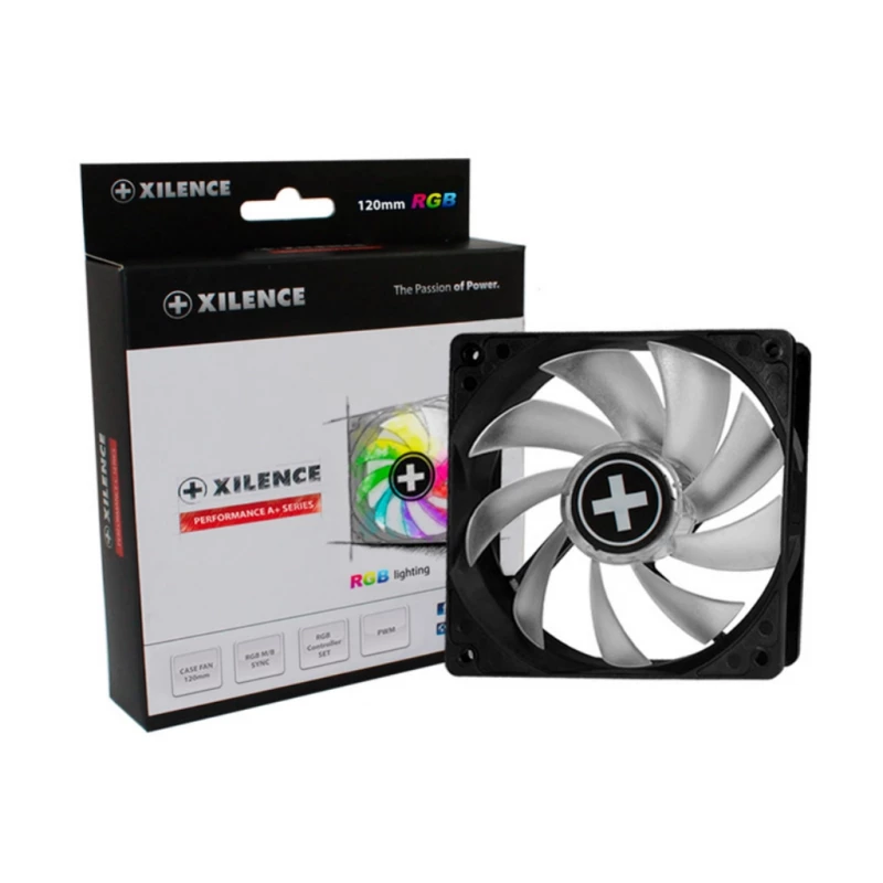 Cooler pentru carcasa XILENCE PERFORMANCE A+ SERIES XPF120RGB, 120x120x25mm
