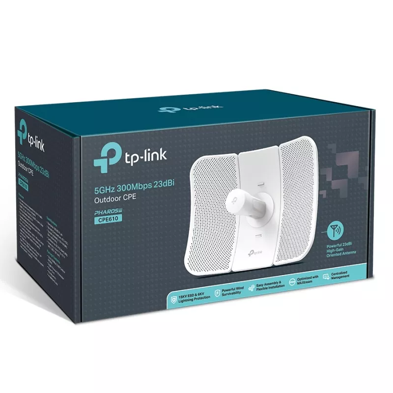 Точка доступа TP-LINK CPE610, 5Ghz,  300Mbps High Power,  Outdoor