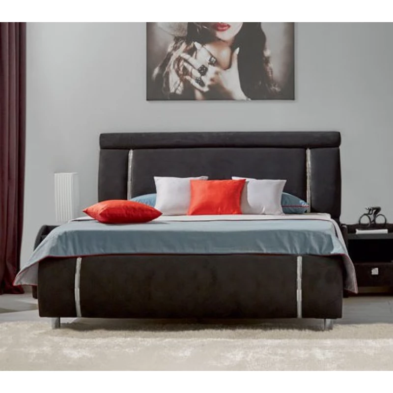 Pat Ambianta Cristal, Pat dublu,  Grafit,, 160 x 200