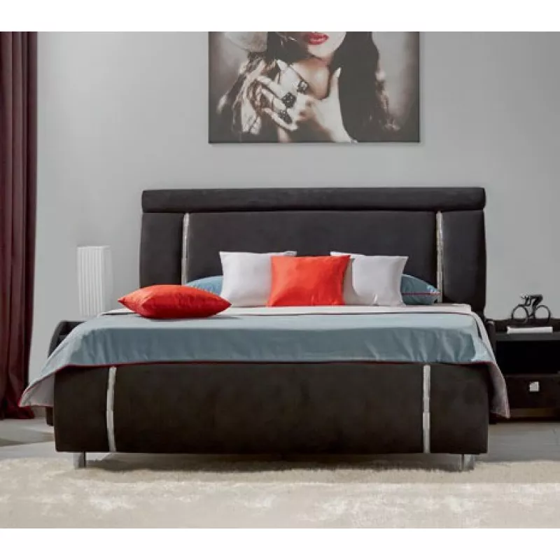 Pat Ambianta Cristal, Pat dublu,  Grafit,, 140 x 200