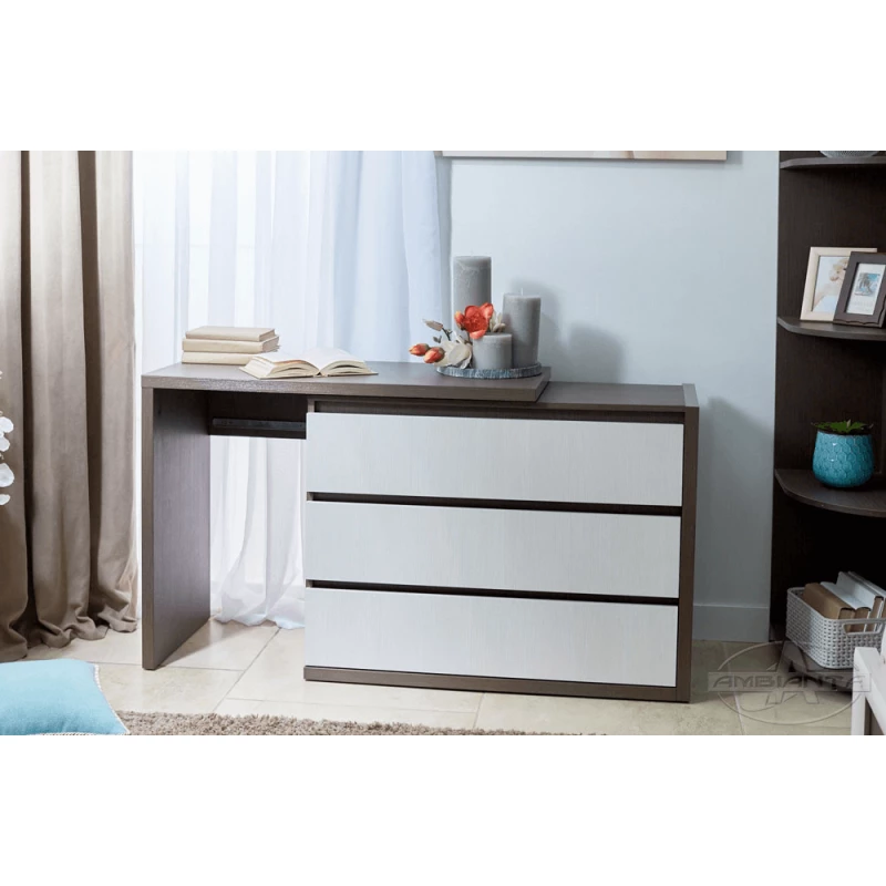 Комод Ambianta MOCCA, ЛДСП,  Мокка, 98-158.5 x 78.5 x 43