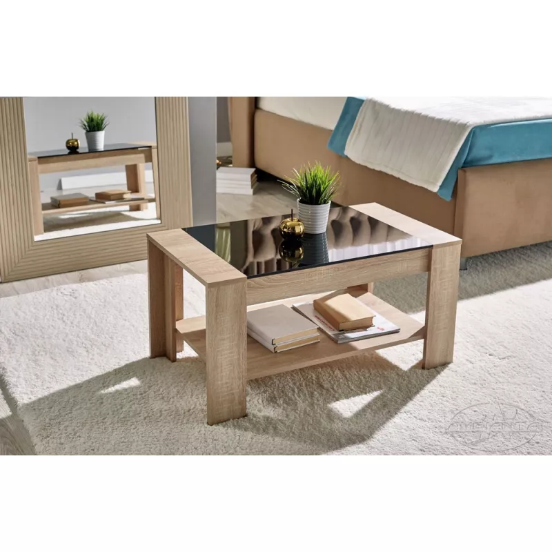 Masa cafea Ambianta OSCAR, PAL melaminat,  Bardolino, 90 x 50 x 44.5