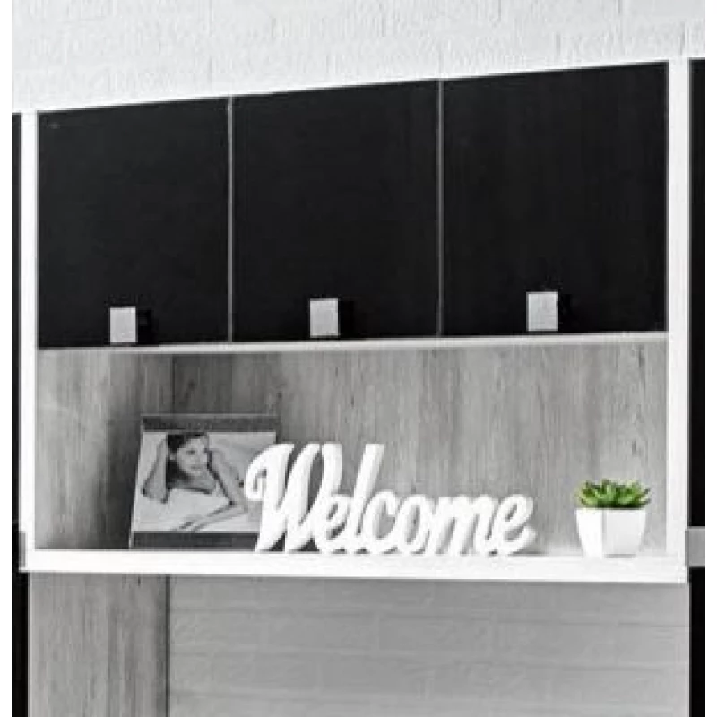 Dulap suspendat Ambianta LIVING OSCAR DULAP-SUSPENDAT, Alb Samoa