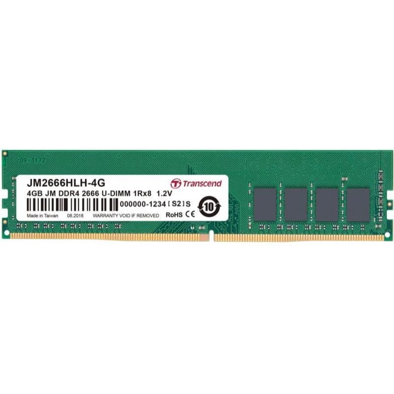 RAM TRANSCEND JM2666HLH-4G, DDR4 4GB 2666MHz, CL19,  1.2V