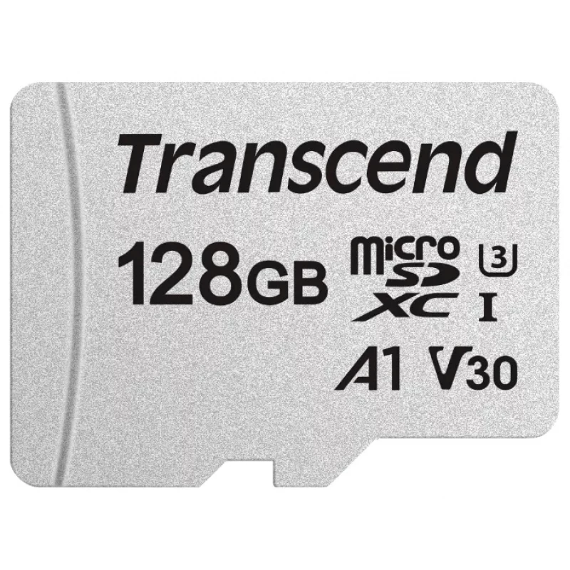 Card de memorie TRANSCEND TS128GUSD300S, MicroSD 128GB, Class 10,  UHS-I (U1),  SD adapter