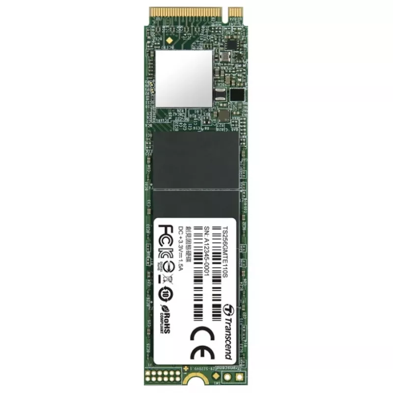 SSD TRANSCEND 110S, M.2 NVMe 256GB, 3D TLC